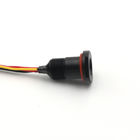 Waterproof Female Fischer Cable Connector IP68 2 - 30 Pin Custom Design