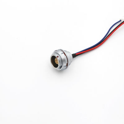 las series 0K telegrafían al uno mismo del conector IP68 que cierra 3 la longitud de Pin Waterproof Socket 100m m