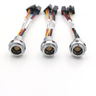 El arnés de cable de encargo PIDE 0K la serie 9 Pin Waterproof Socket Connector