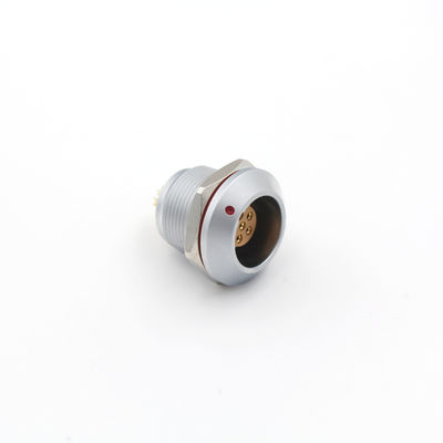 La circular 6 Pin Push Pull Electrical Connectors ZGG impermeable fijó el zócalo