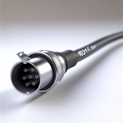 Conector circular push pull impermeable IP68 de la serie 1031F, 2-30 núcleos